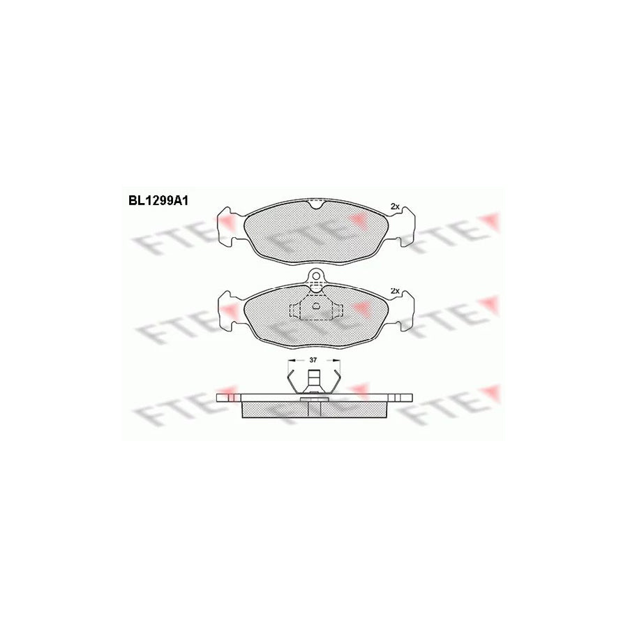 Fte BL1299A1 Brake Pad Set | ML Performance UK Car Parts