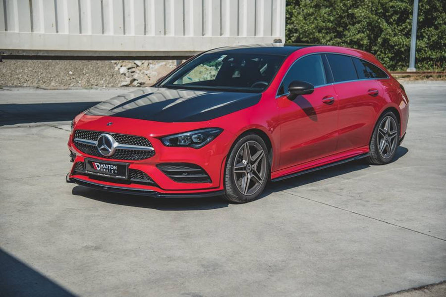 Maxton Design Mercedes Benz CLA-Class C118 AMG-Line Front Splitter V.1