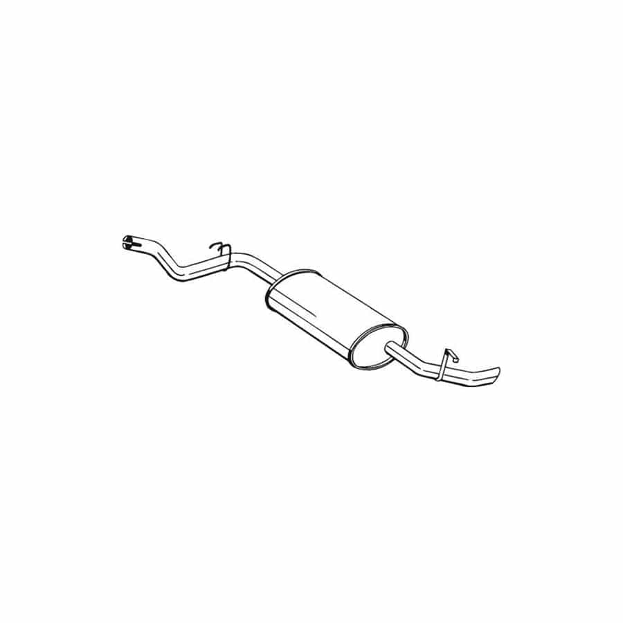 Bosal 278-879 Rear Silencer For Fiat Fiorino Ii Van (146)