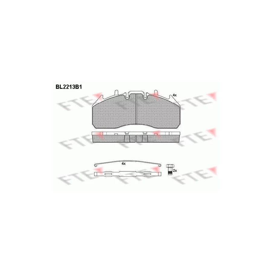 Fte BL2213B1 Brake Pad Set | ML Performance UK Car Parts