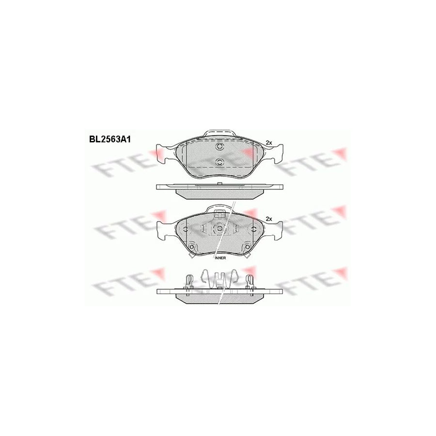 Fte 9010814 Brake Pad Set | ML Performance UK Car Parts