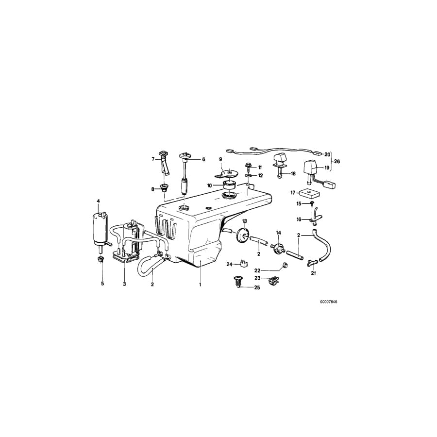 Genuine BMW 61661361990 E23 Spray Nozzle (Inc. 730, 733i & 728) | ML Performance UK Car Parts