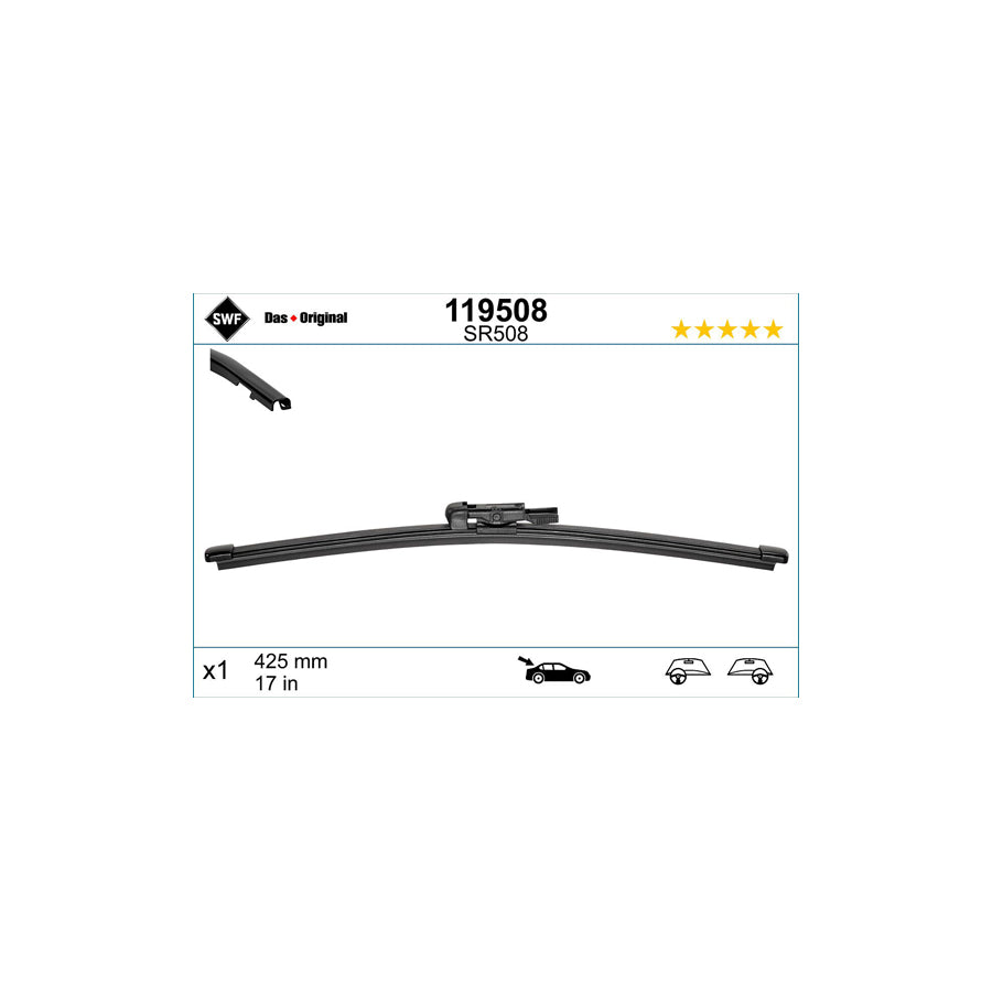 Swf Visioflex Rear 119508 Wiper Blade | ML Performance UK Car Parts