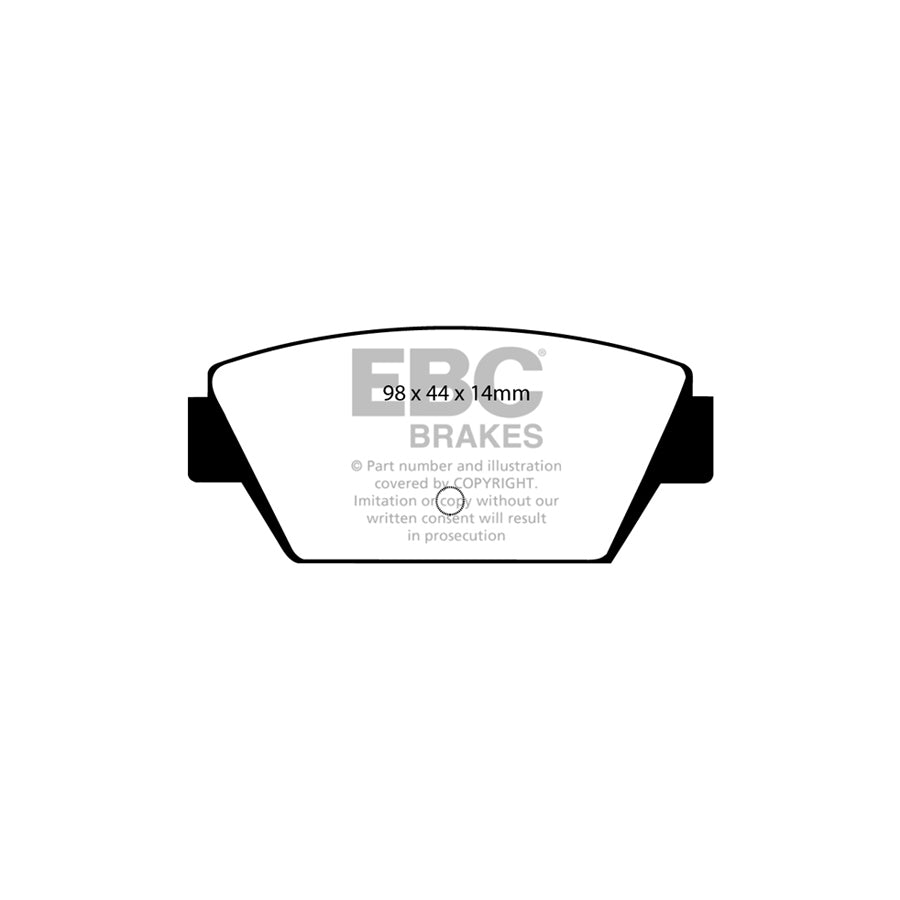 EBC PD40K1317 Mitsubishi Galant Ultimax Pad & Plain Disc Kit - Akebono Caliper 3 | ML Performance UK Car Parts