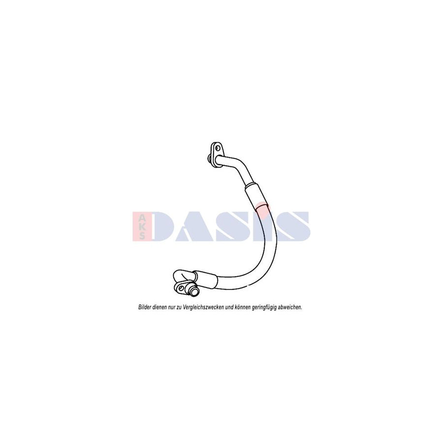 AKS Dasis 885895N High Pressure Line, Air Conditioning | ML Performance UK