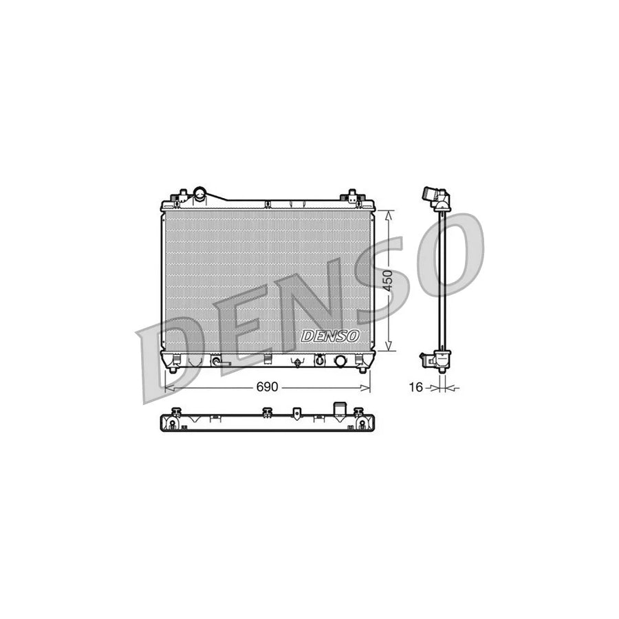 Denso DRM47018 Drm47018 Engine Radiator For Suzuki Grand Vitara Ii Off-Road (Jt, Te, Td) | ML Performance UK