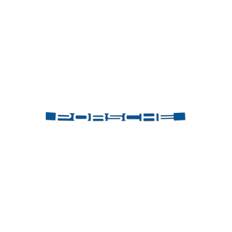 Genuine Porsche Rear Logo 'Porsche', Sticker In Blue Porsche 911 72-73 | ML Performance UK Car Parts