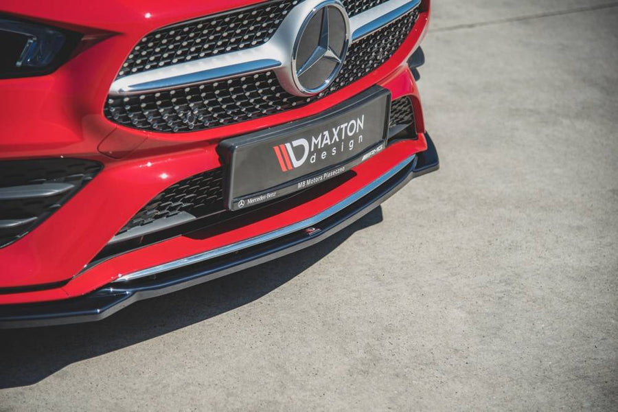 Maxton Design Mercedes Benz CLA-Class C118 AMG-Line Front Splitter V.1