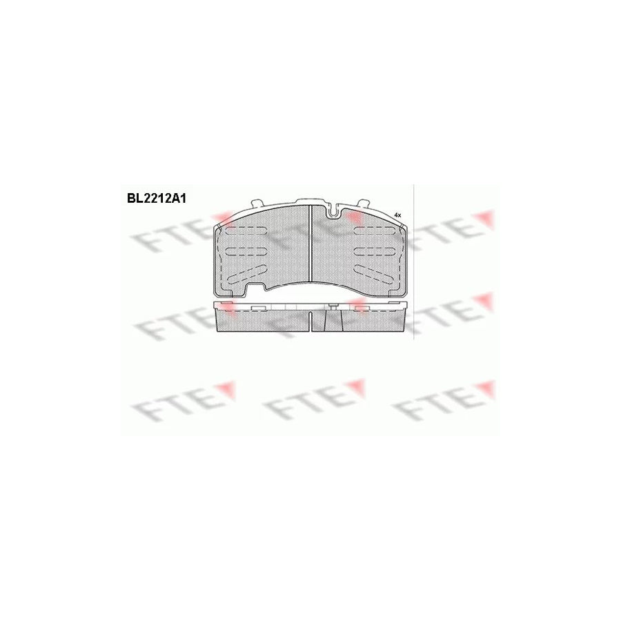 Fte BL2212A1 Brake Pad Set | ML Performance UK Car Parts