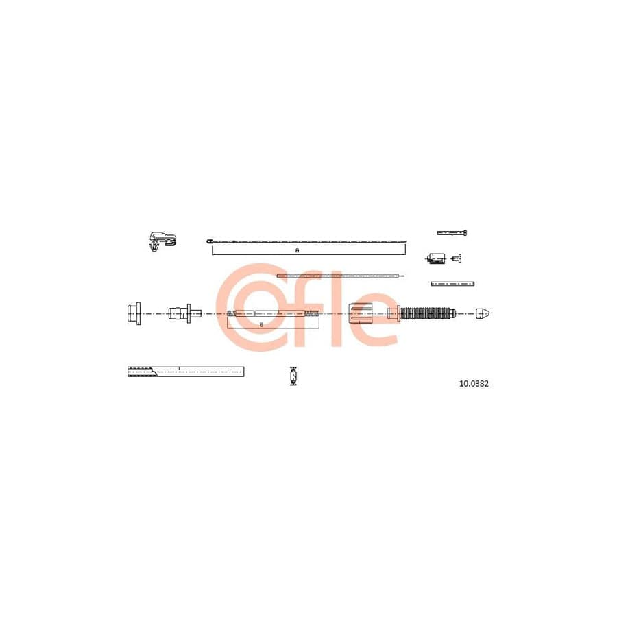 COFLE 10.0382 Throttle Cable | ML Performance UK Car Parts