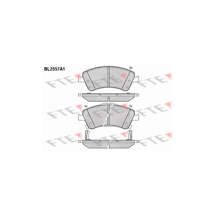 Fte 9010811 Brake Pad Set | ML Performance UK Car Parts