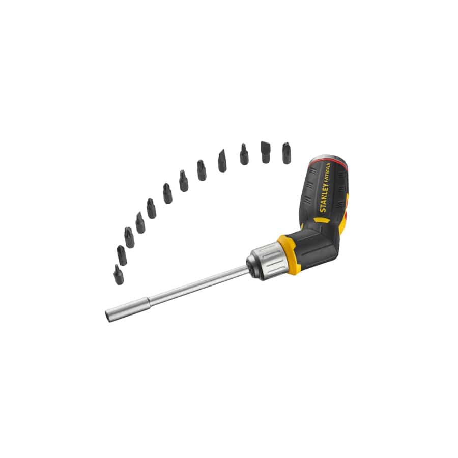 STANLEY® STA062691 FatMax® Pistol Grip Ratchet 12 Bits | ML Performance UK