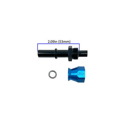 Precision Raceworks 201-0181 Fuel Line Fitting AN6 PTFE to 9.89mm Male QC | ML Perfromance UK