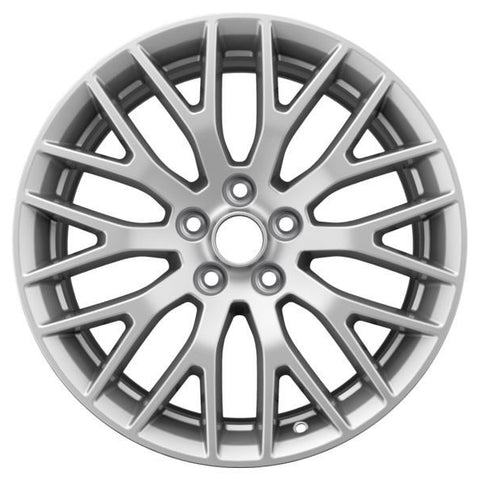 GENUINE FORD 2117753 x4 SET OF 4 MUSTANG ALLOY WHEEL 19" FRONT, 10-SPOKE Y DESIGN, LUSTER NICKEL, 2015 - 2021 | ML Performance UK