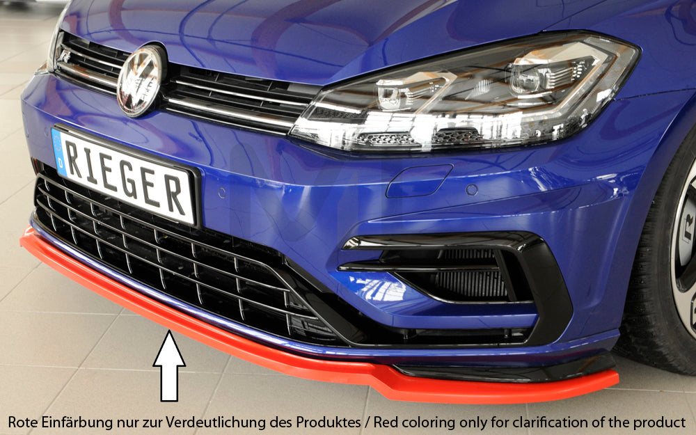 Rieger 00059581 VW Mk7 Mk7-Line Golf R Front Splitter 1 | ML Performance UK Car Parts