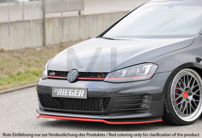 Rieger 00059570 VW Mk7 Golf Front Splitter (GTI & GTD) 3 | ML Performance UK Car Parts