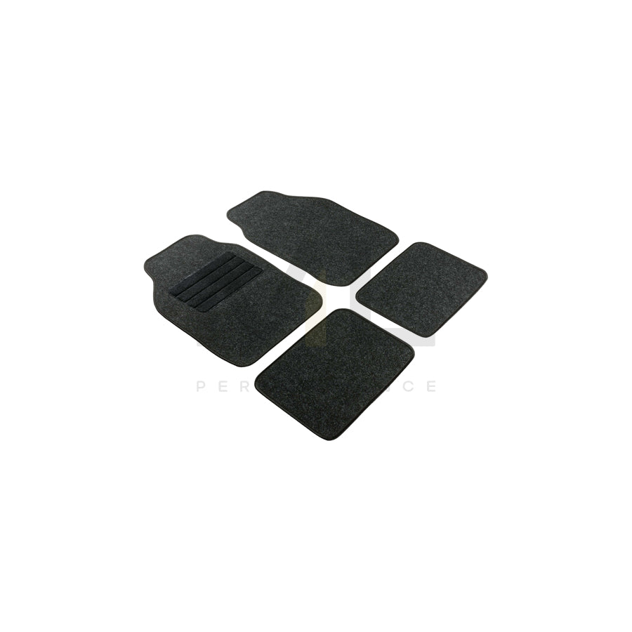 WALSER Regio 29056 Floor mat set Textile, Front and Rear, Quantity: 4, Anthracite | ML Performance Car Parts