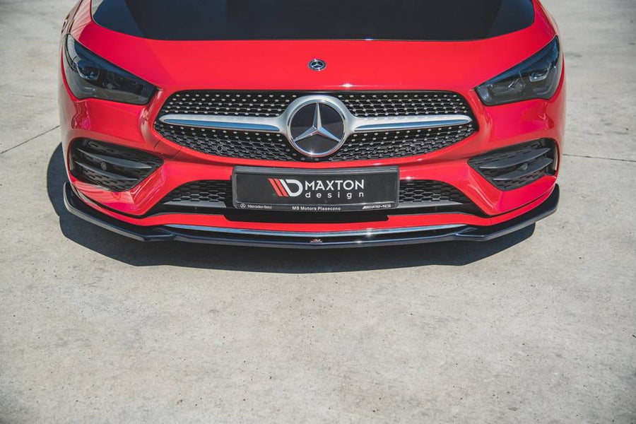 Maxton Design Mercedes Benz CLA-Class C118 AMG-Line Front Splitter V.1