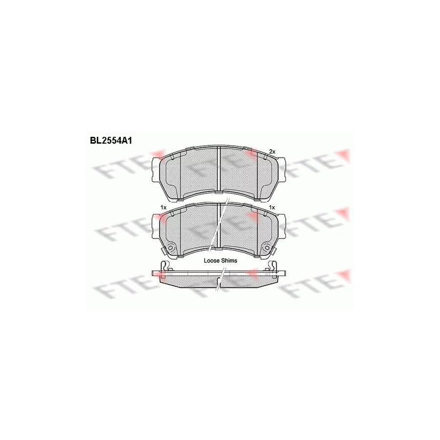 Fte 9010808 Brake Pad Set | ML Performance UK Car Parts