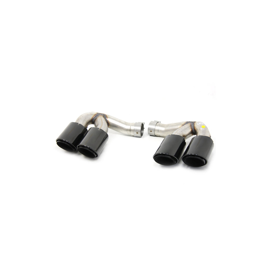 Genuine Porsche Sports Exhaust Tail Pipes, In Black Porsche 9Ya Cayenne | ML Performance UK Car Parts