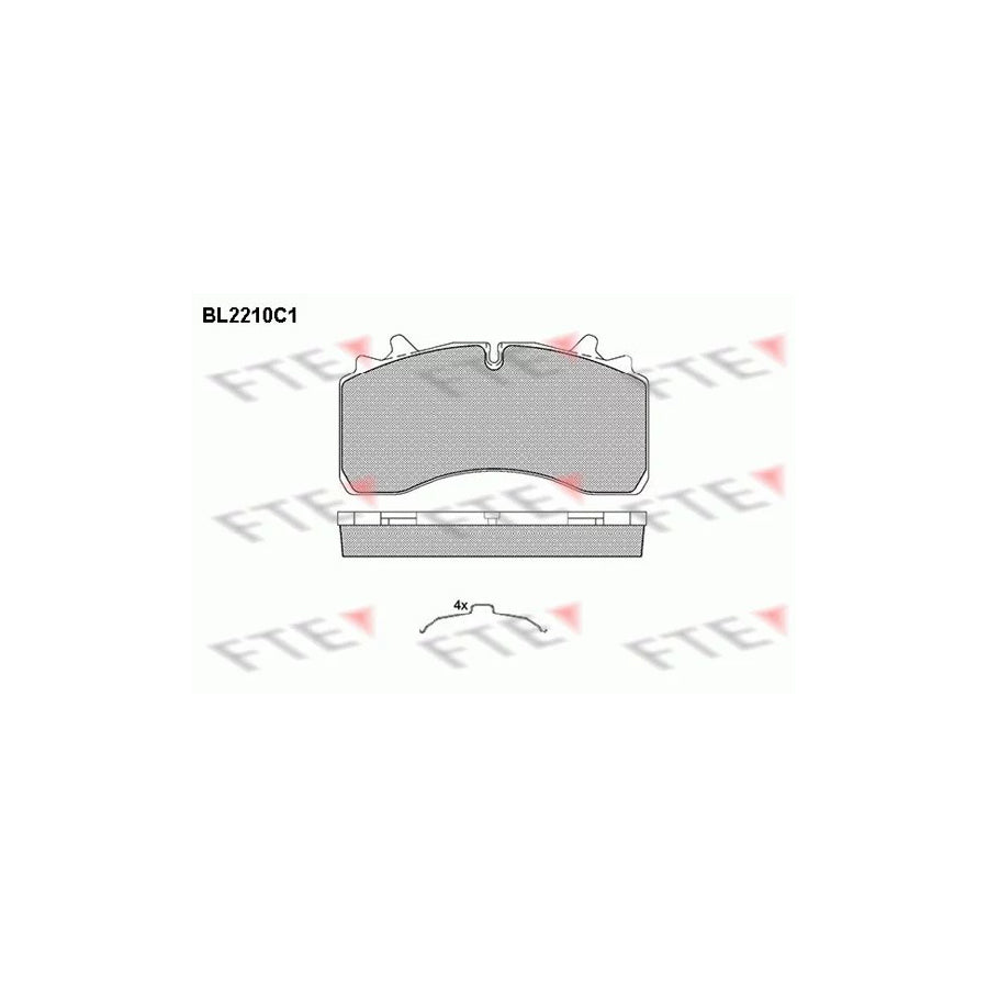 Fte BL2210C1 Brake Pad Set | ML Performance UK Car Parts