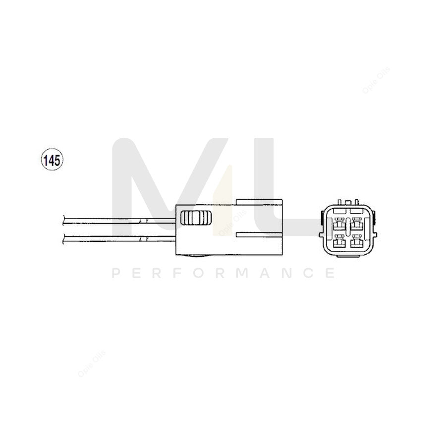 NTK Lambda Sensor - Oxygen / O2 Sensor OZA495-F54 (NGK 90899) | ML Car Parts UK | ML Performance