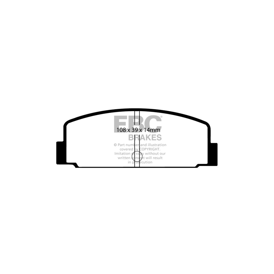 EBC PD40K1315 Mitsubishi Ultimax Pad & Plain Disc Kit (Inc. Galant, Lancer, Sapporro, Starion) 3 | ML Performance UK Car Parts