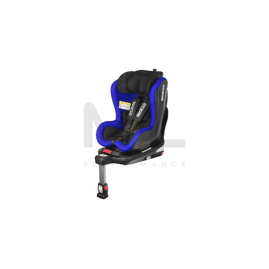 SPARCO SK500i SK500IBL Child car seat with Isofix, 18 kg, 5-point harness, 45 x 65 x 70/105 cm, Black, Blue, Rearward-facing | ML Performance Car Parts