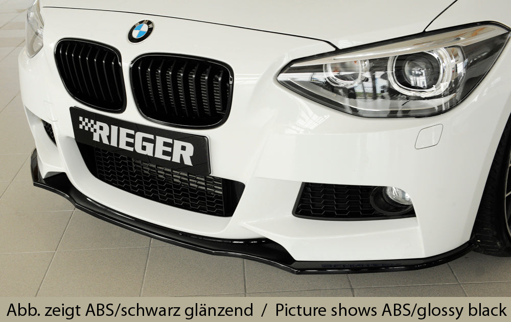 Rieger 00035050 BMW F20 F21 Front Splitter 2 |ML Performance UK Car Parts