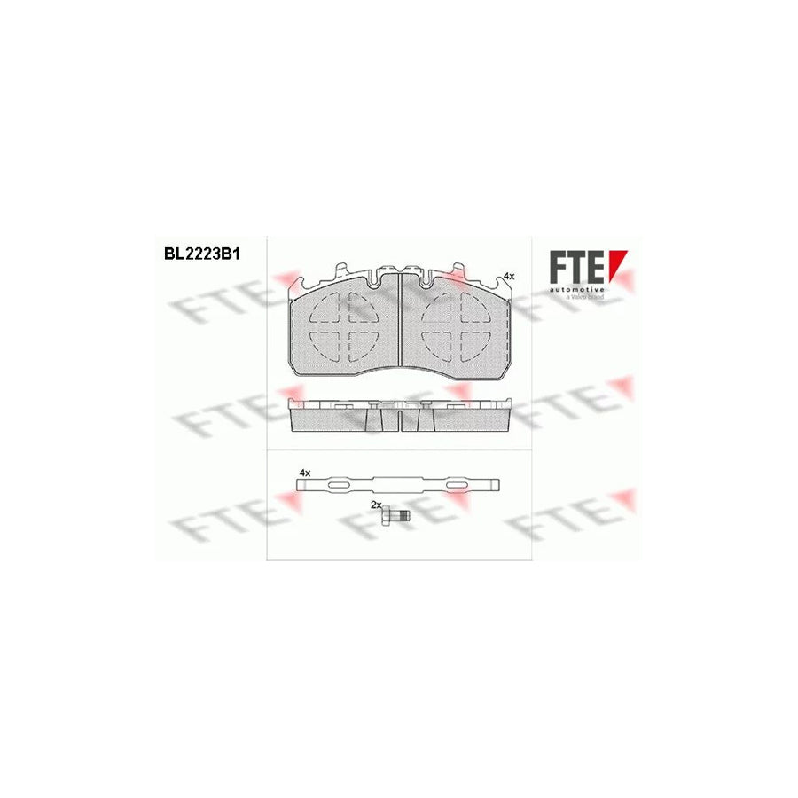 Fte BL2223B1 Brake Pad Set | ML Performance UK Car Parts