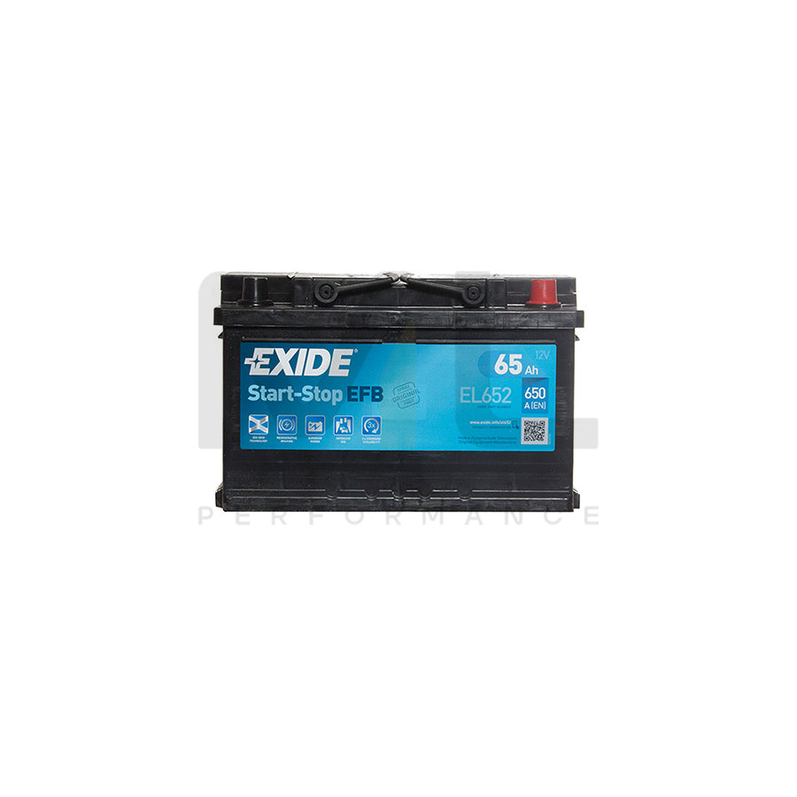 Exide EFB 100 Car Battery (EL652) - 3 year Guarantee | ML Performance UK Car Parts