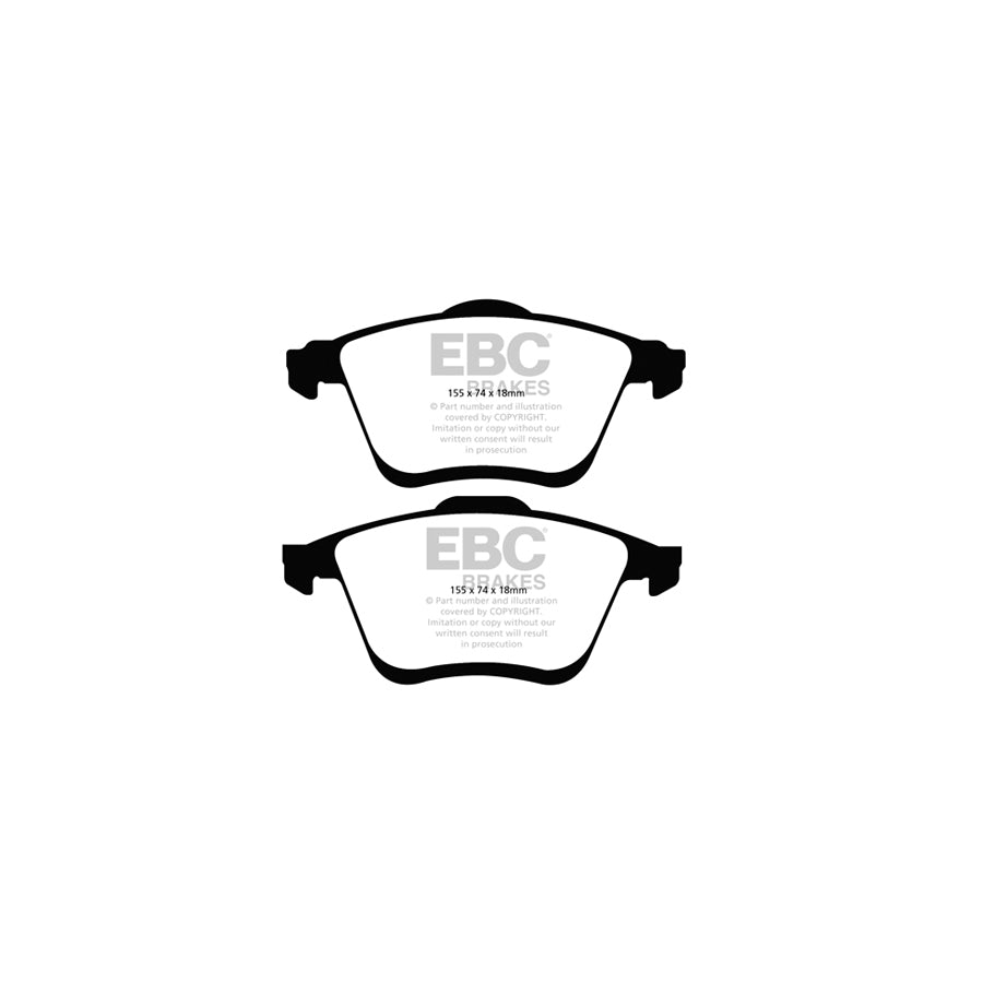 EBC DP41773R Mazda 6 Yellowstuff Front Brake Pads 2 | ML Performance UK Car Parts