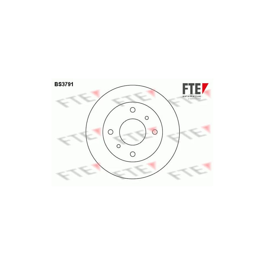 Fte BS3791 Brake Disc For Nissan Primera | ML Performance UK Car Parts