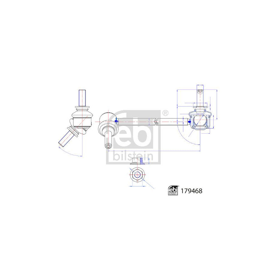 Febi Bilstein 179468 Anti Roll Bar Link