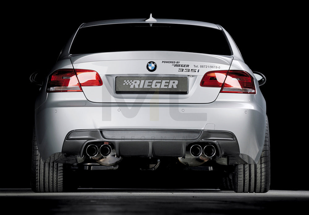 Rieger 00099860 BMW 3 Series E92 E93 Rear Diffuser 5 | ML Performance UK Car Parts