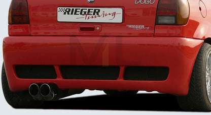 Rieger 00047055 VW 6N Polo Mk4 Rear Bumper 1 | ML Performance UK Car Parts