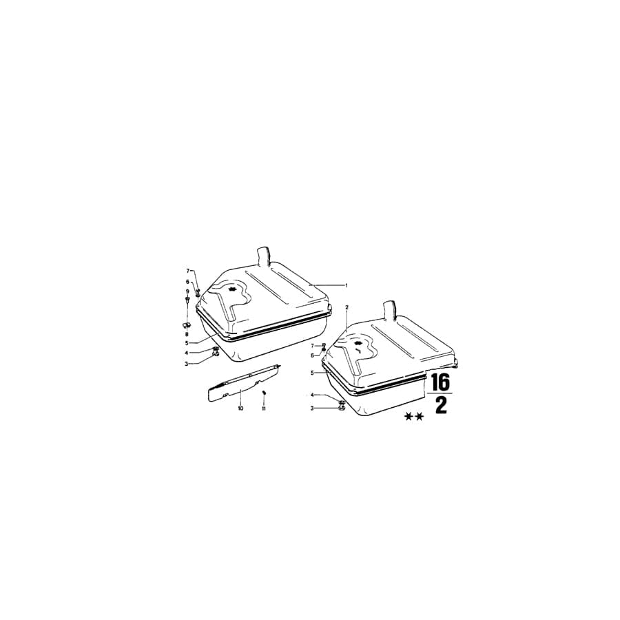 Genuine BMW 16111117052  Gasket (Inc. 2002, 2002turbo & 1602) | ML Performance UK Car Parts