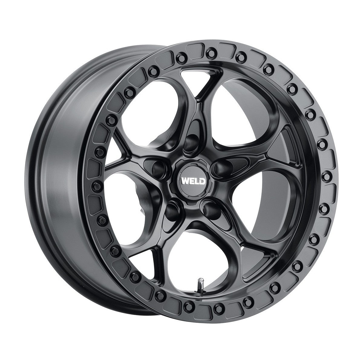 Weld W90179075450 Ledge Beadlock W901 Wheel 17x9 5x127 ET-12 BS4.5 Satin Black