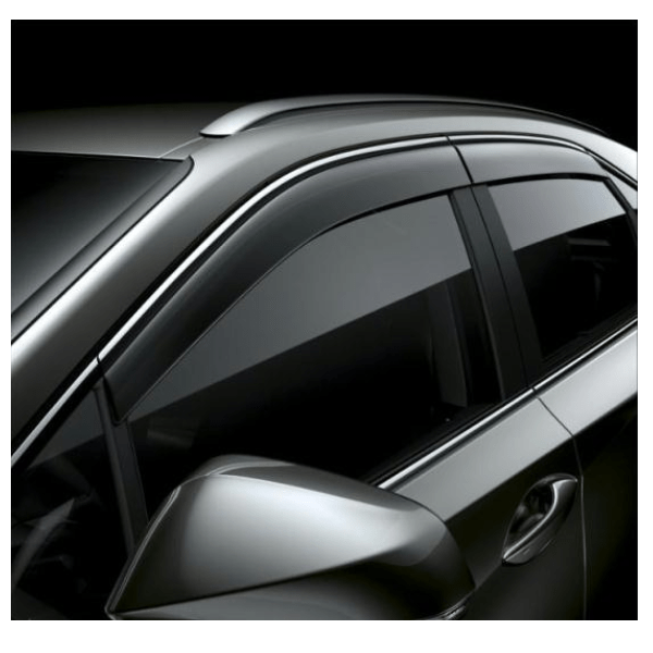 Genuine Lexus 08162-78820 NX Phase 2 Black Window Deflectors