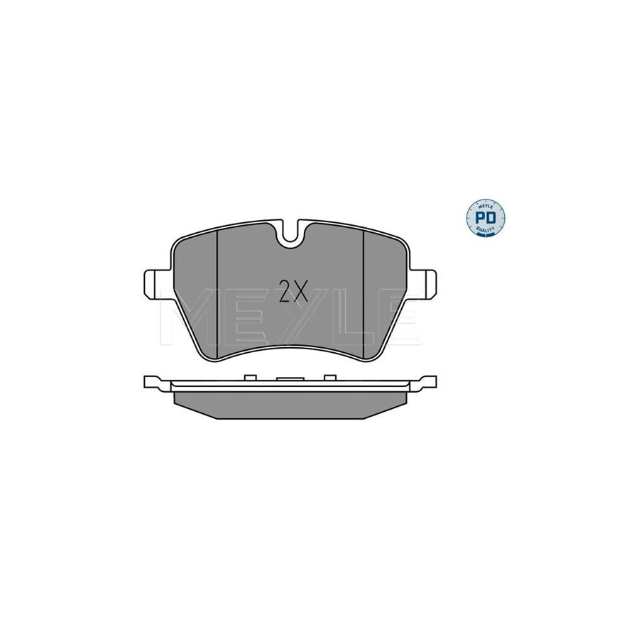 Meyle 025 239 8418/Pd Brake Pad Set