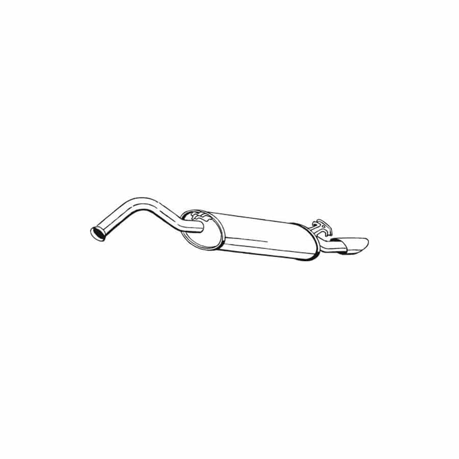 Bosal 278-829 Rear Silencer For Audi A6