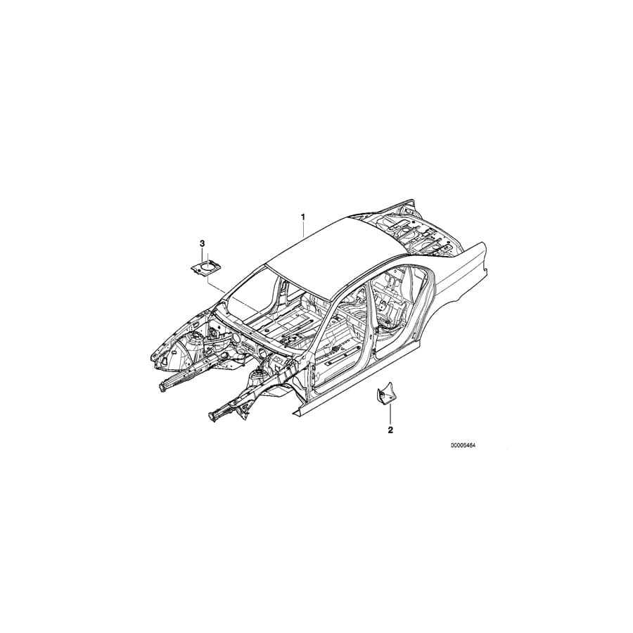 Genuine BMW 41128203907 E39 E38 Support F Front Left Transmission (Inc. 740d) 1 | ML Performance UK Car Parts