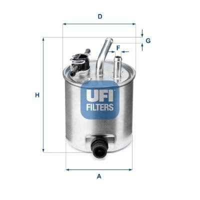 UFI 55.582.00 Fuel Filter