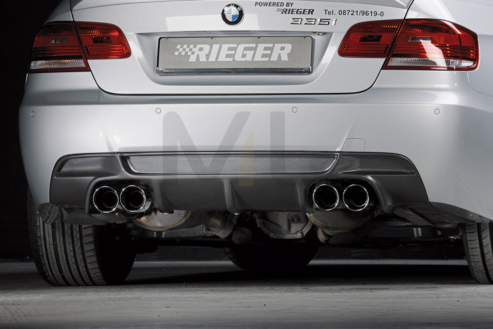 Rieger 00099860 BMW 3 Series E92 E93 Rear Diffuser 1 | ML Performance UK Car Parts