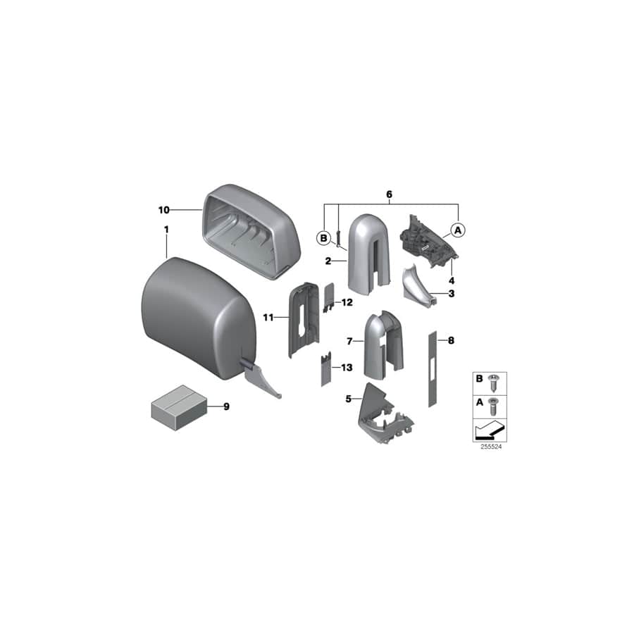 Genuine BMW 52109151423 E64 E93 Foam-Rubber Part, Front Left (Inc. 335i, 320i & 335is) | ML Performance UK Car Parts