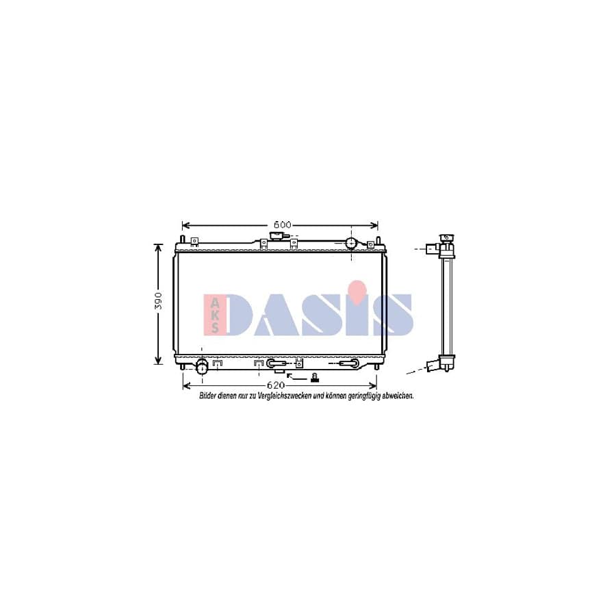 AKS Dasis 111300N Engine Radiator For Mazda Mx-5 II (Nb) | ML Performance UK