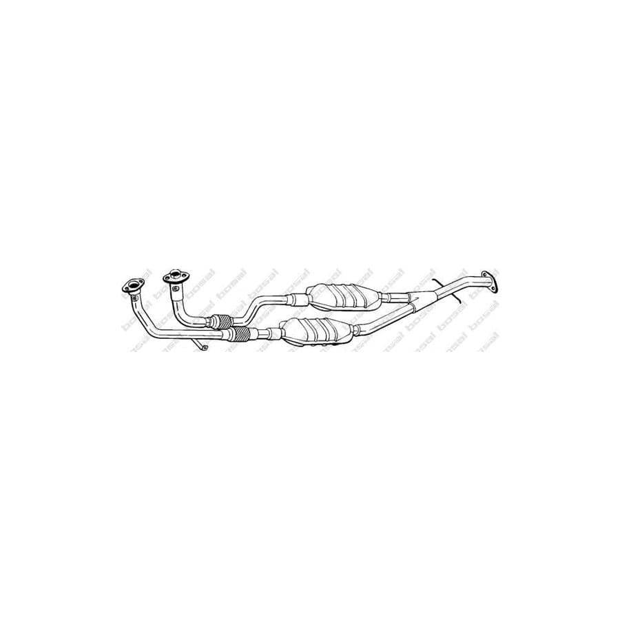 Bosal 099-417 Catalytic Converter For Opel Sintra (Apv)