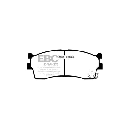 EBC PD01KF772 Kia Rio (DC) Greenstuff Front Brake Pad & Plain Disc Kit  2 | ML Performance UK Car Parts