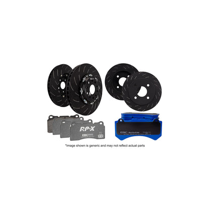 EBC P2DK034RPX Ford Focus Mk3 Full Vehicle Kit Special Finish RPX Full Race Pads & 2-Piece Fully-Floating Discs - ATE Caliper 1 | ML Performance UK Car Parts