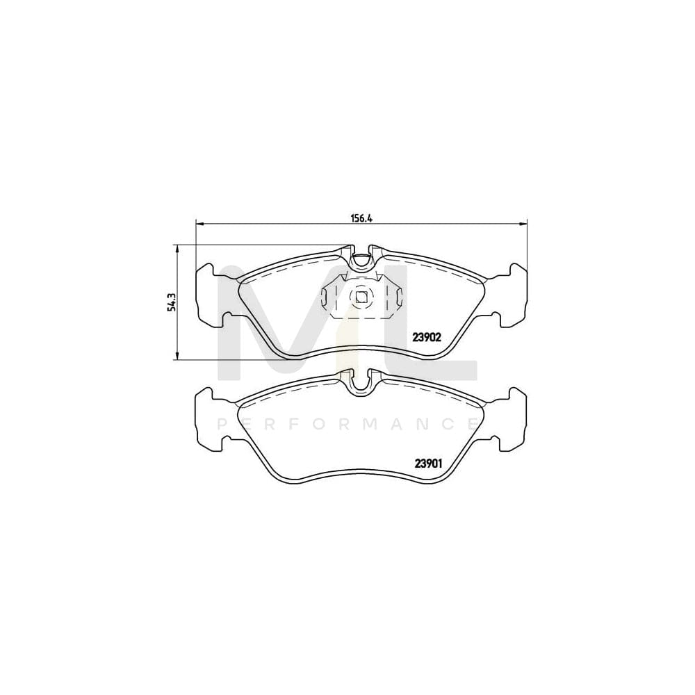 Brembo P 50 082 Brake Pad Set | ML Performance Car Parts